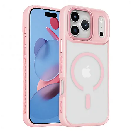Θήκη για iPhone 17 Pro Max Color Magsafe (Ροζ)