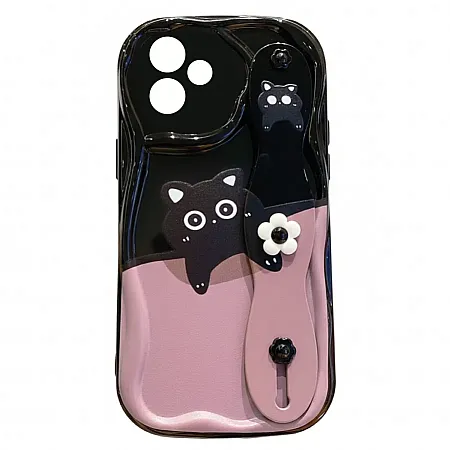 Θήκη για Xiaomi Redmi Note 13 4G Kitty Soft TPU με Strap Holder