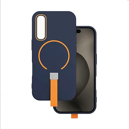 Θήκη για Samsung Galaxy A36 5G / A56 5G Mag Με Λαβή Σιλικόνης (Μπλε)