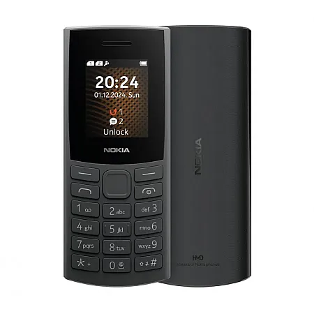 Nokia 105 4G (2024) Charcoal