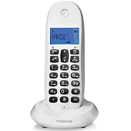Ασύρματο Τηλέφωνο Motorola C1001CB (λευκό)