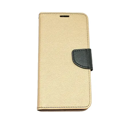 ΘΗΚΗ HUAWEI P10 PLUS FANCY BOOK ΜΑΥΡΟ - ΧΡΥΣΟ